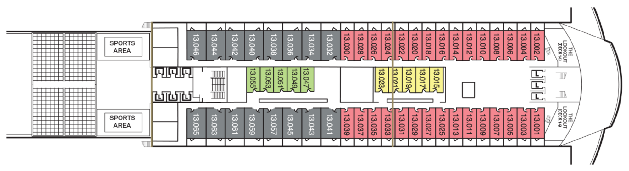 Deck 13 plan